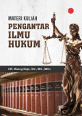 Materi kuliah pengantar ilmu hukum