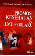 Promosi Kesehatan dan Ilmu Perilaku